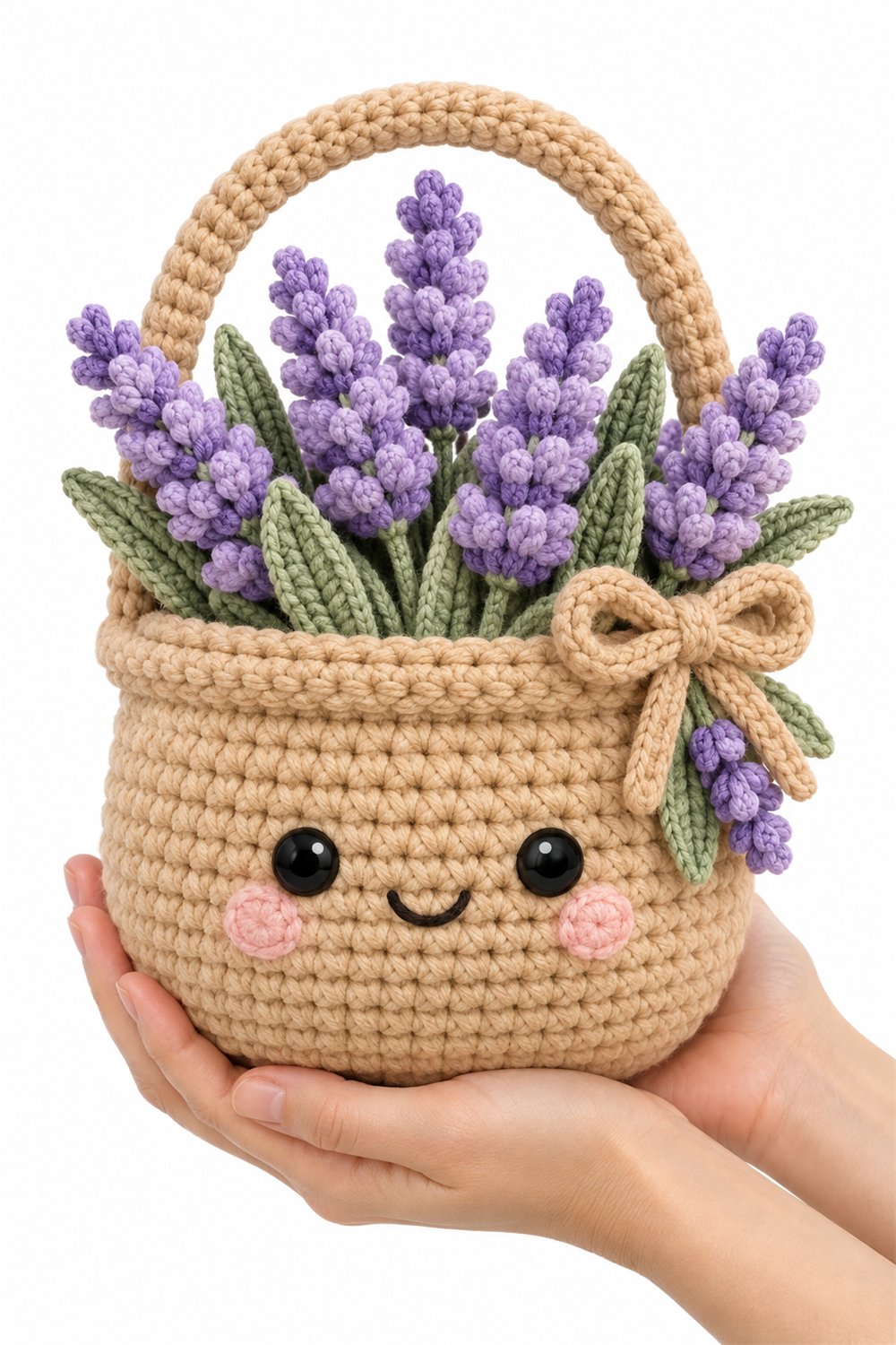 Lavender Basket - Step by Step