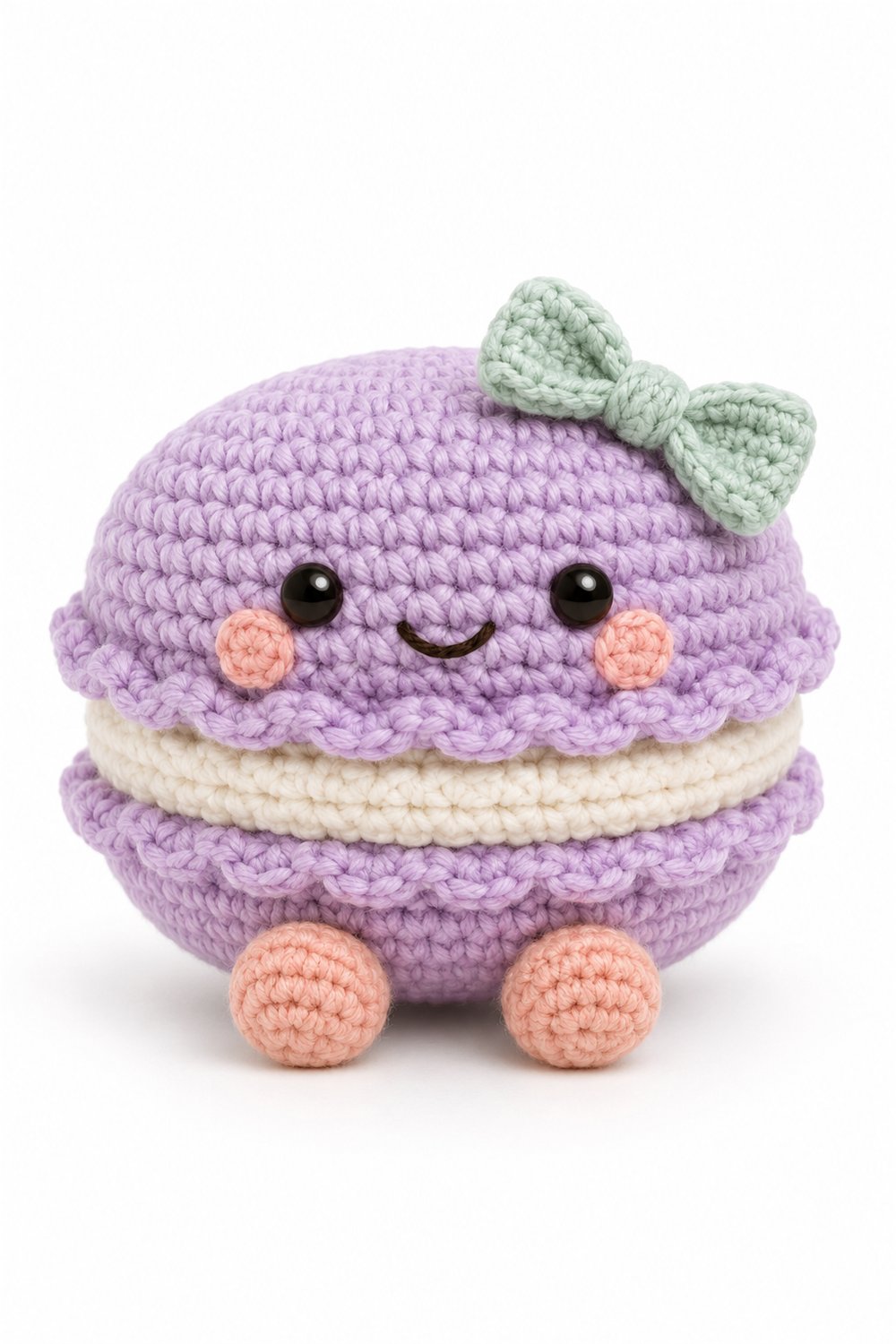 Lavender Macaron - Step by Step