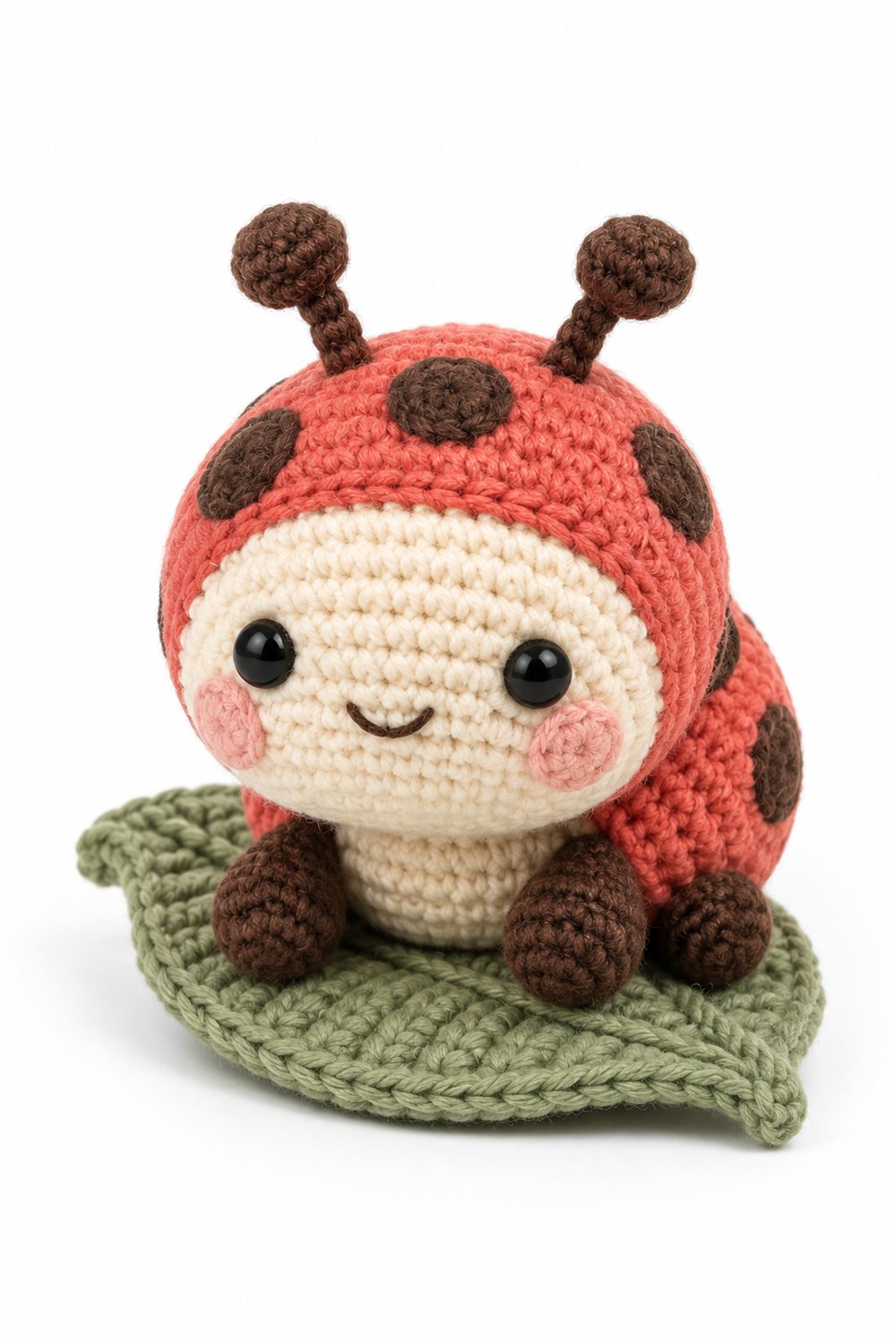 Leaf Ladybug Crochet Guide