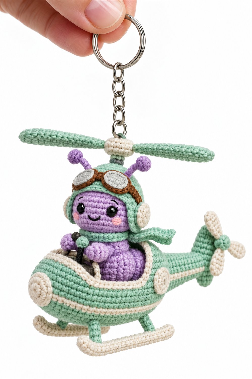 Lilac Caterpillar Helicopter Pilot - PDF Pattern