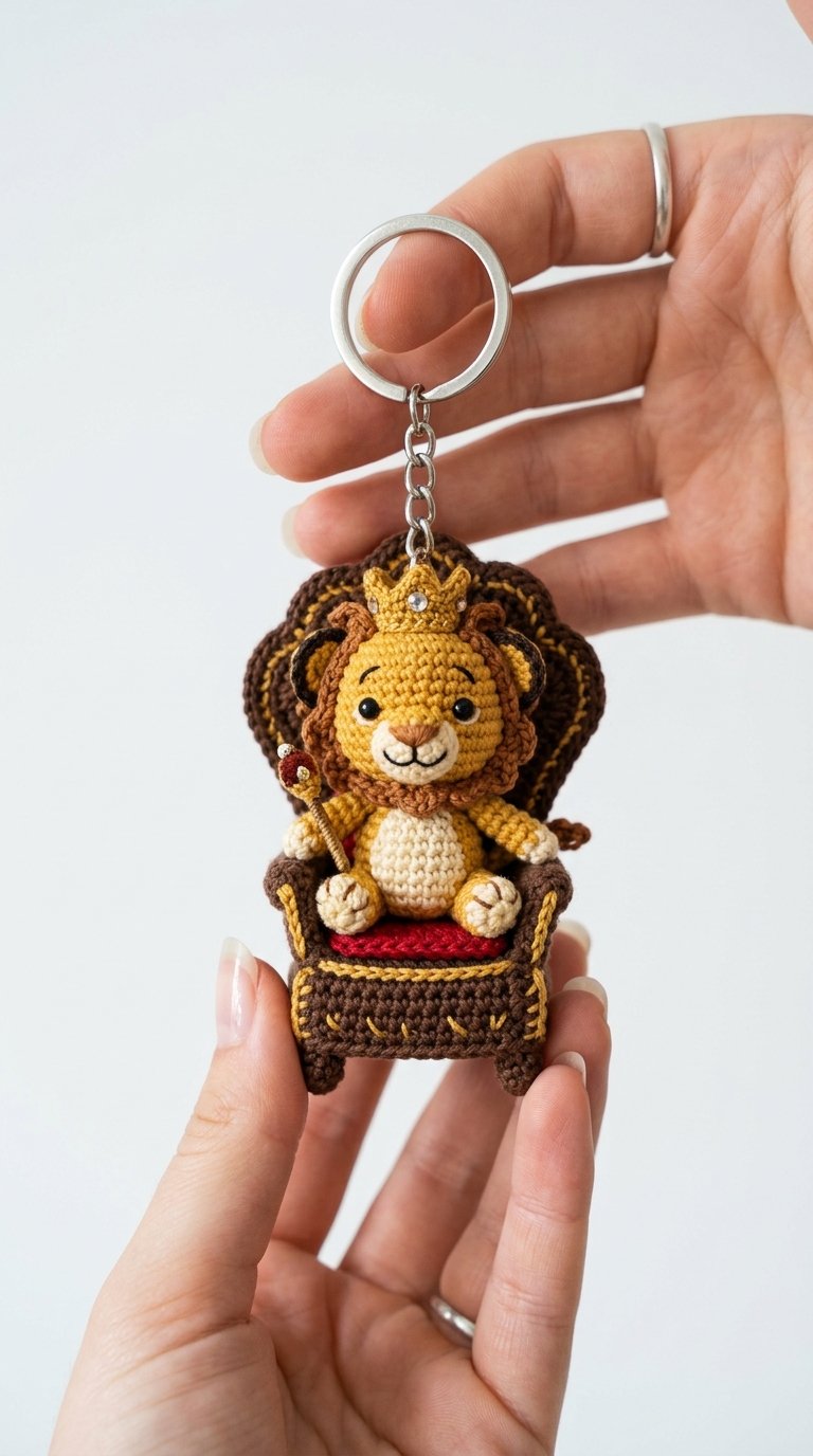Lion King Crochet Keychain Crochet Guide