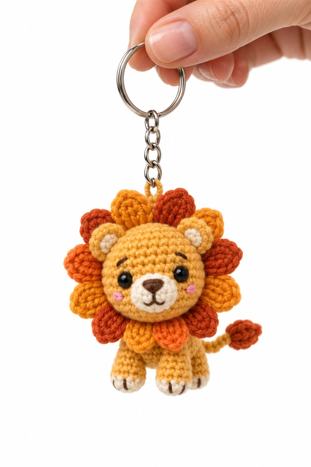 Lion With Petal Mane - Amigurumi Pattern
