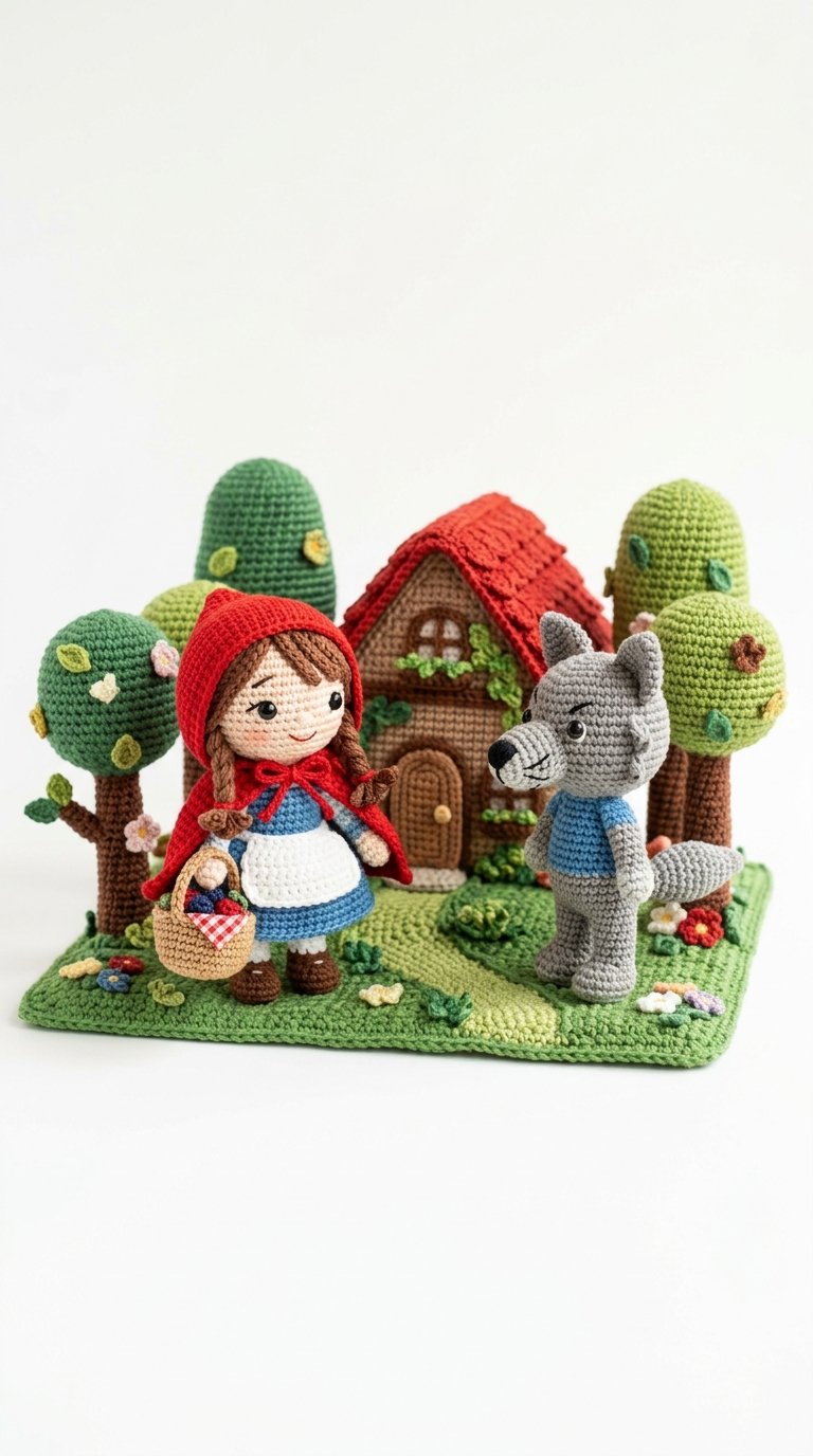 Little Red Riding Hood Crochet - Step by Step