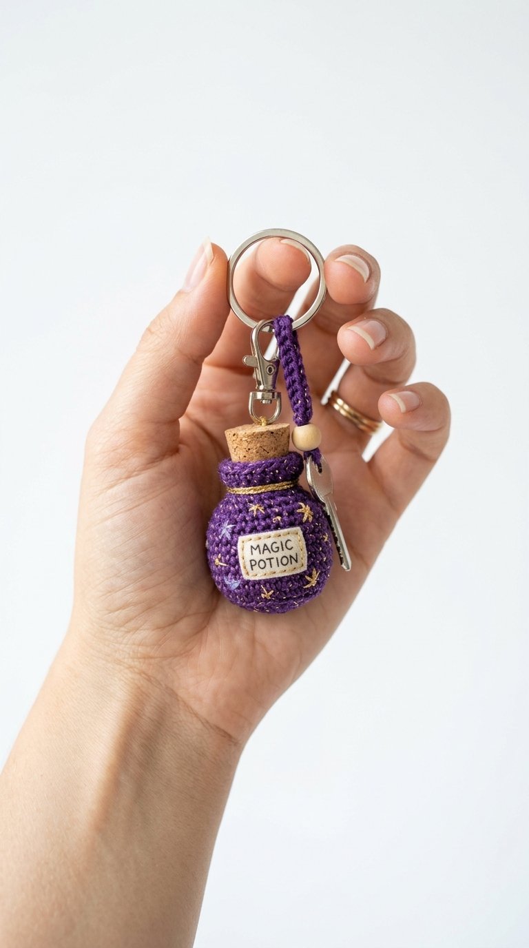 Magic Potion Crochet Keychain Crochet Guide