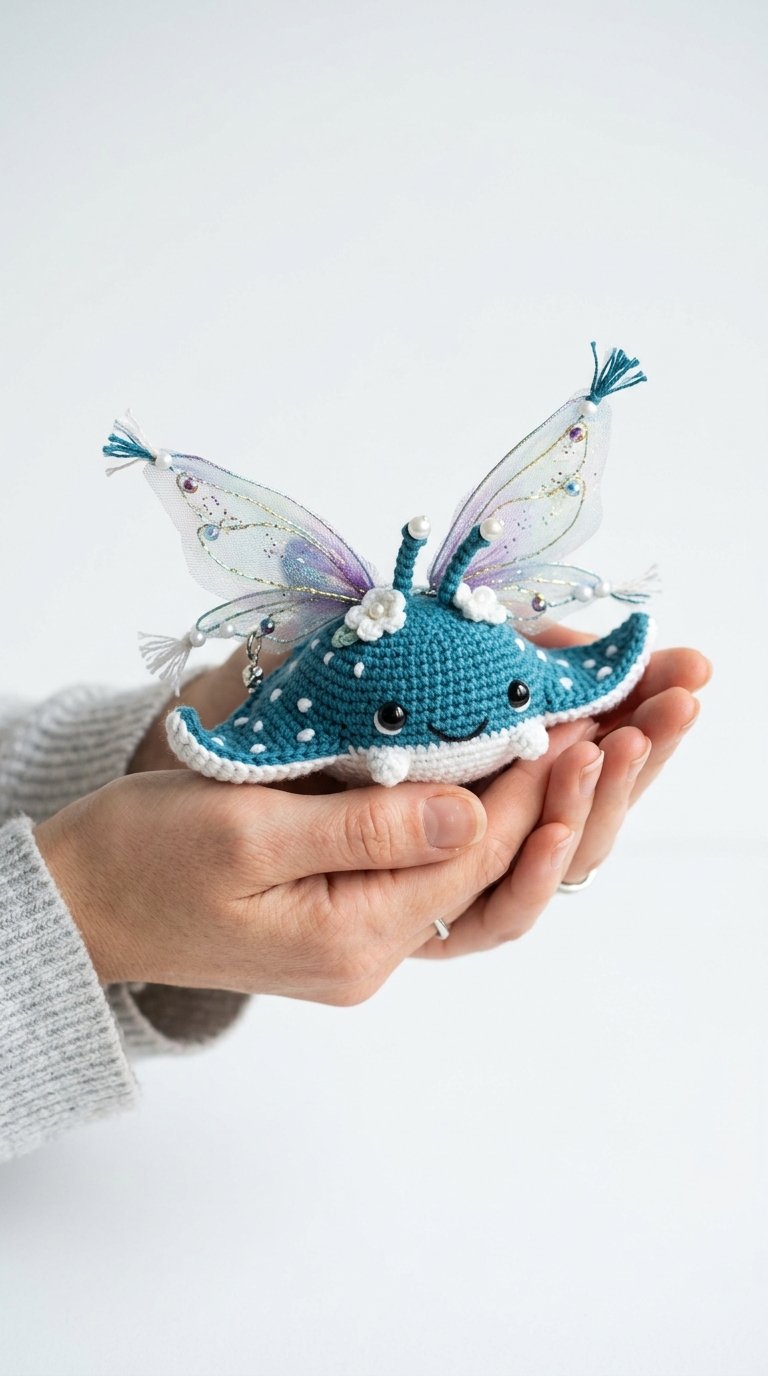 Manta Ray Crochet Amigurumi - Handmade Pattern