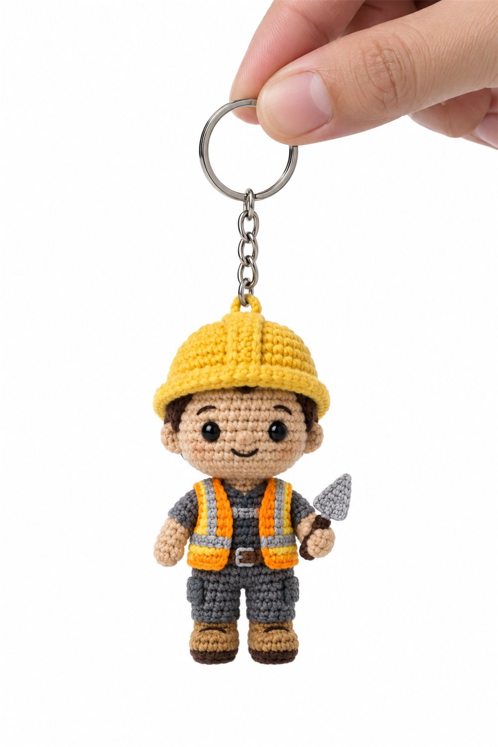 Mason Keychain Crochet Guide