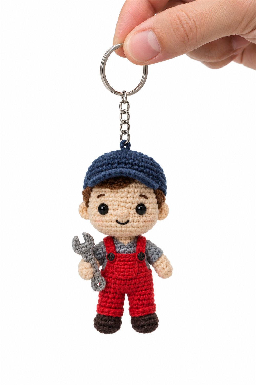 How to Crochet Mechanic Keychain