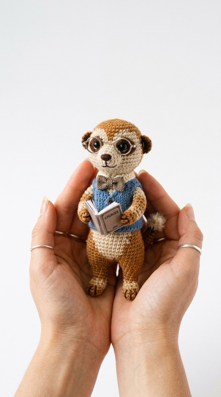 How to Crochet Meerkat Librarian Crochet Amigurumi