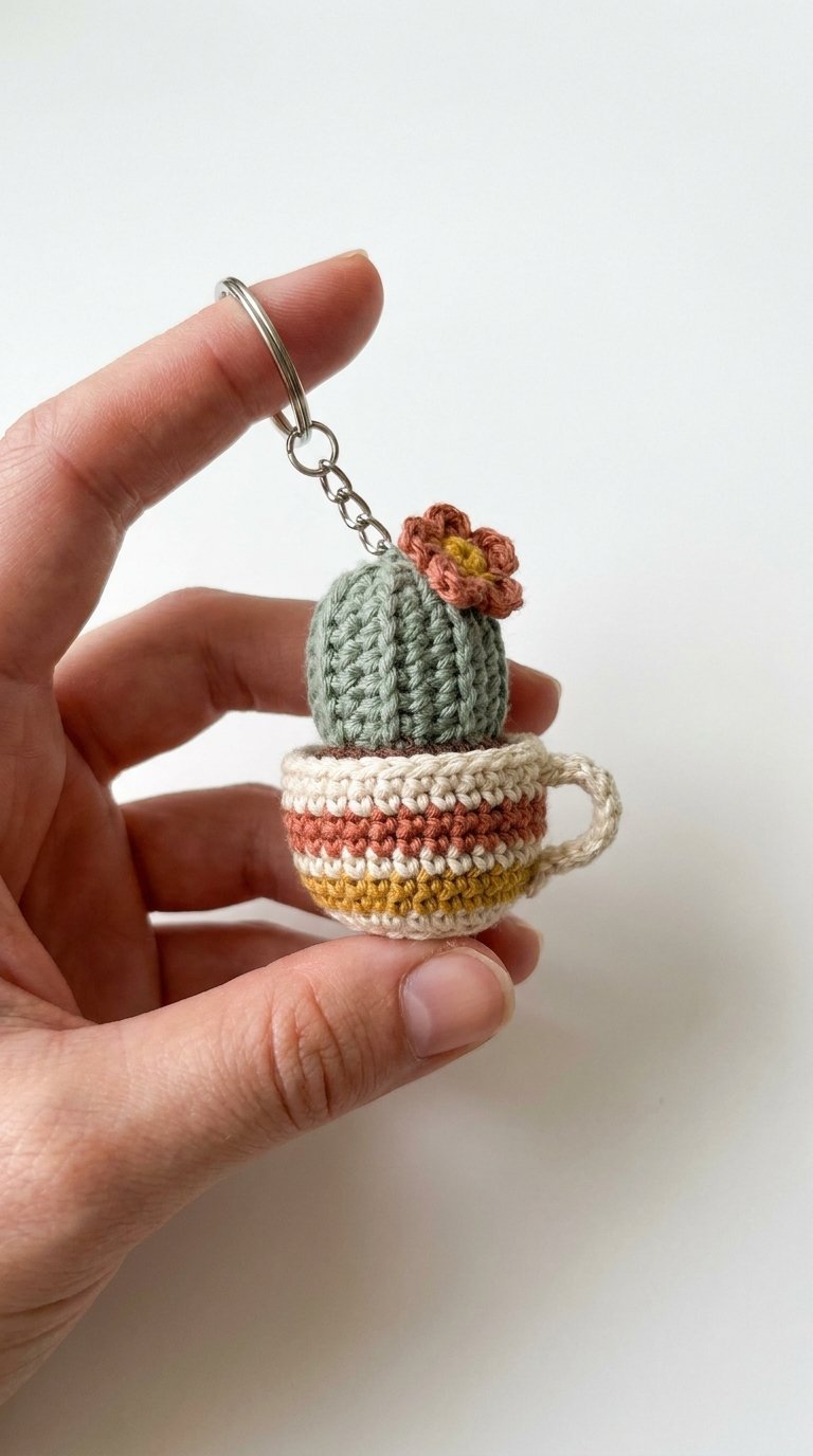 Mini Chaveiro Crochet Guide