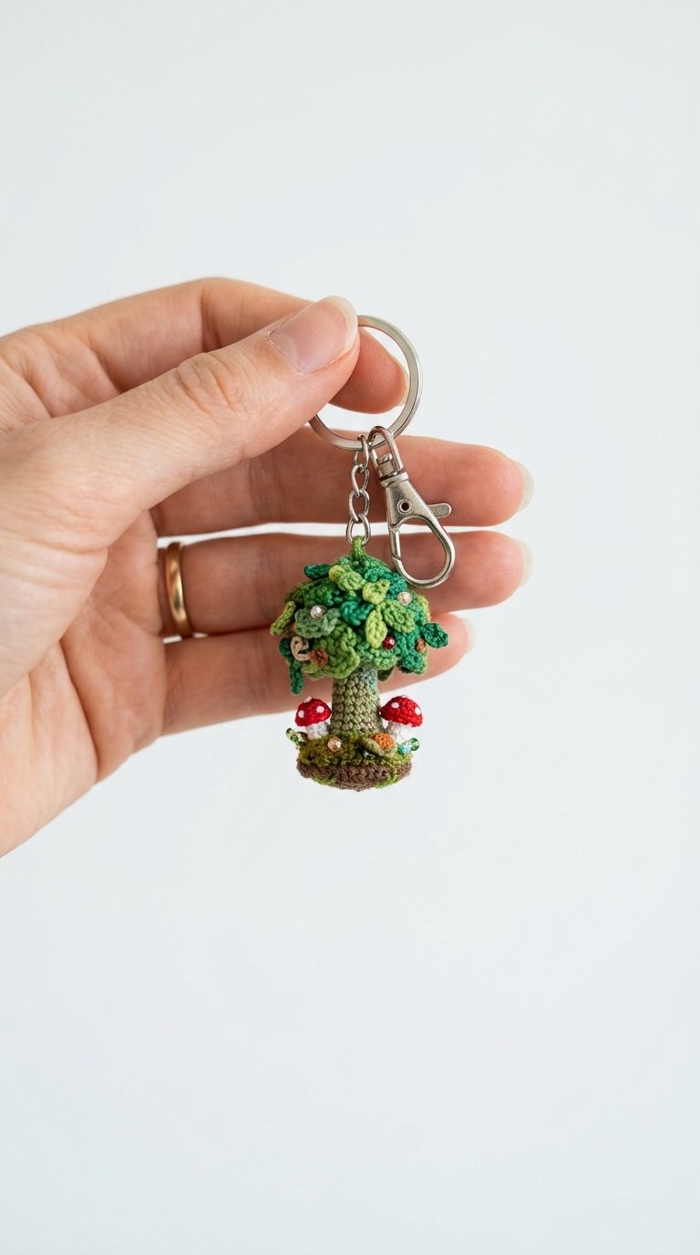 DIY Mini Enchanted Forest Crochet Ke - Crochet Tutorial