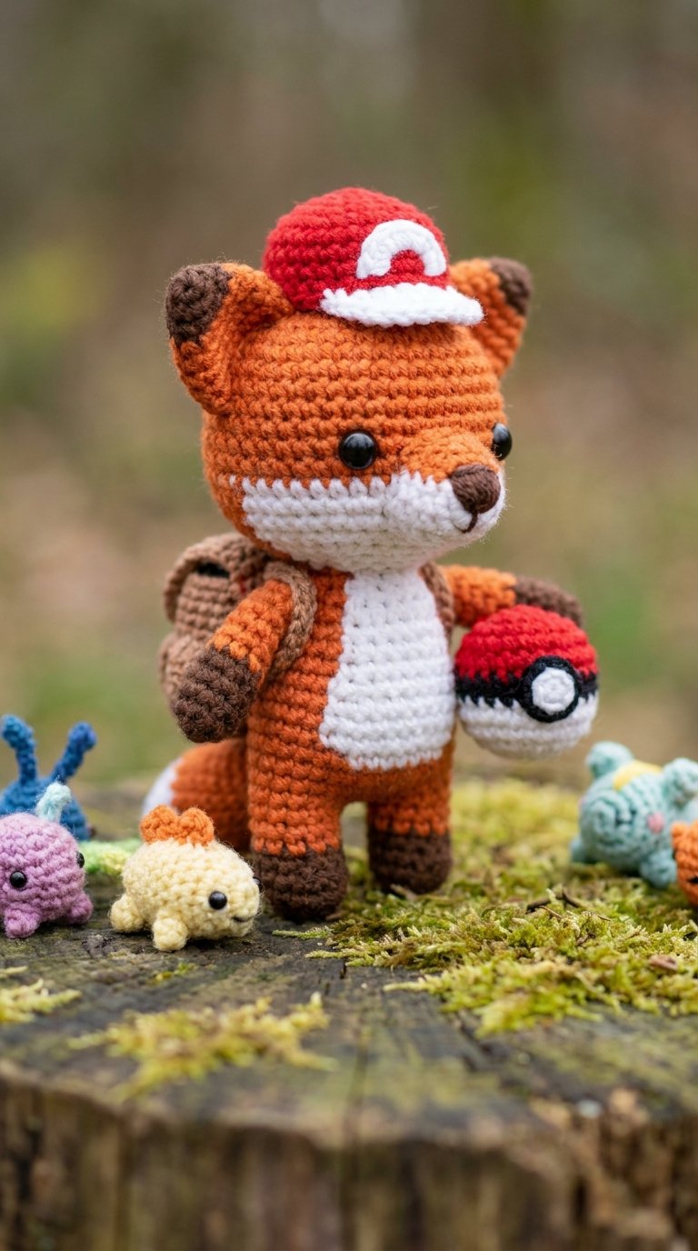 How to Crochet Monster Trainer Fox Crochet Amig