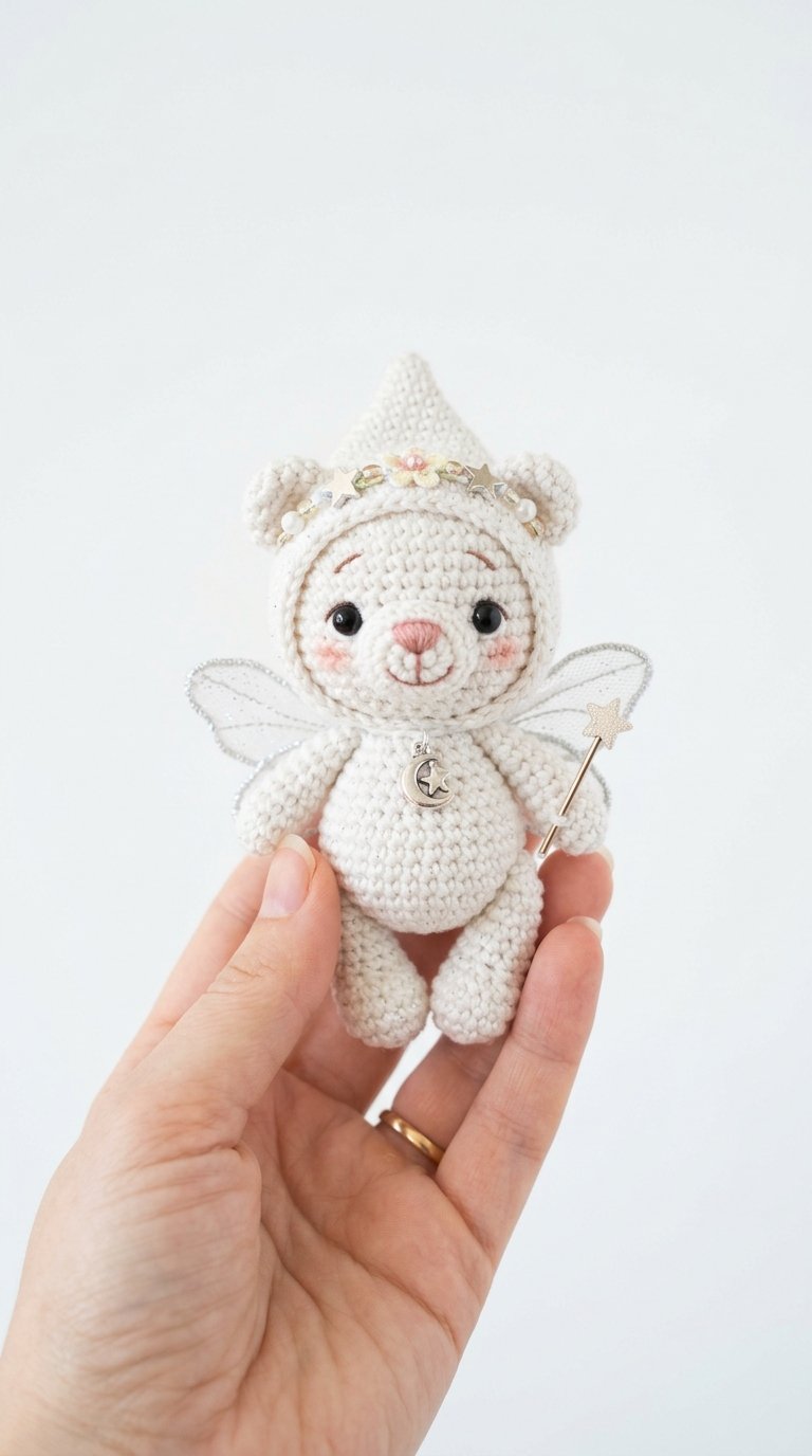 Moon Fairy Bear Crochet Amigurumi - Crochet Pattern