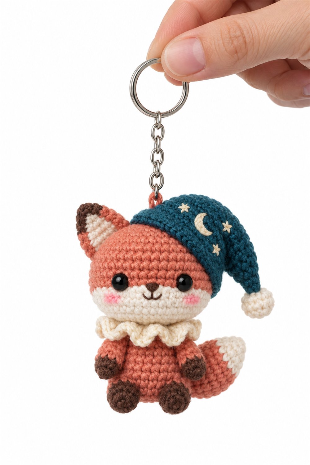 Moon Fox Keychain - Amigurumi Pattern
