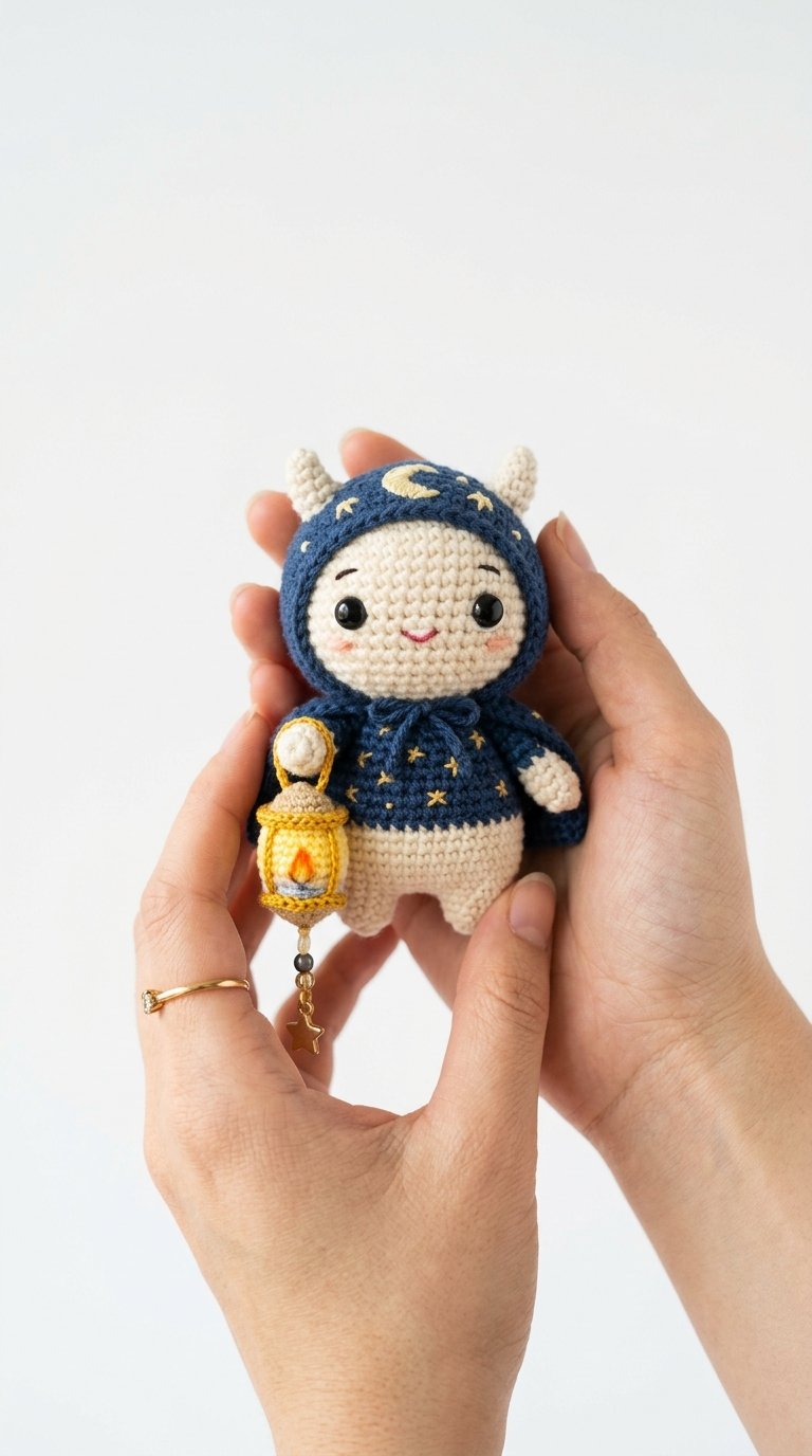 Moon Lantern Spirit Crochet Amig - Step by Step