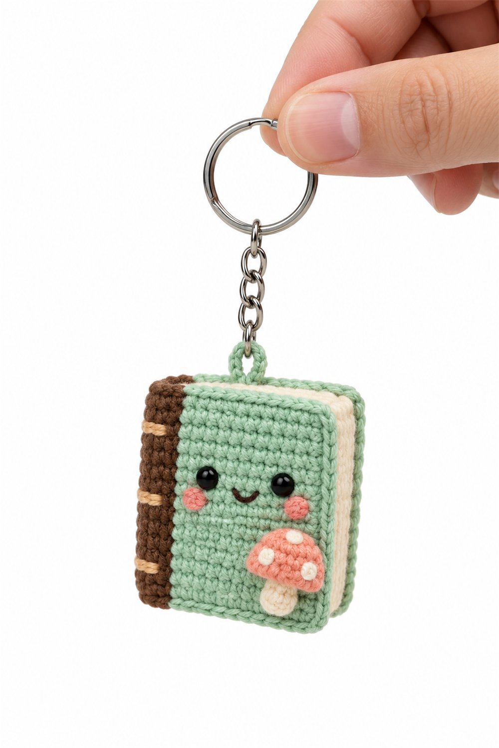 Mushroom Book Keychain - PDF Pattern