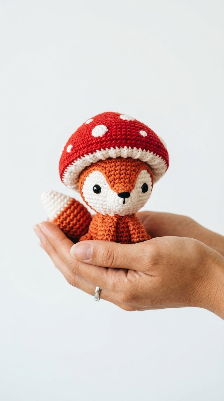 DIY Mushroom Fox Crochet Amigurumi - Crochet Tutorial