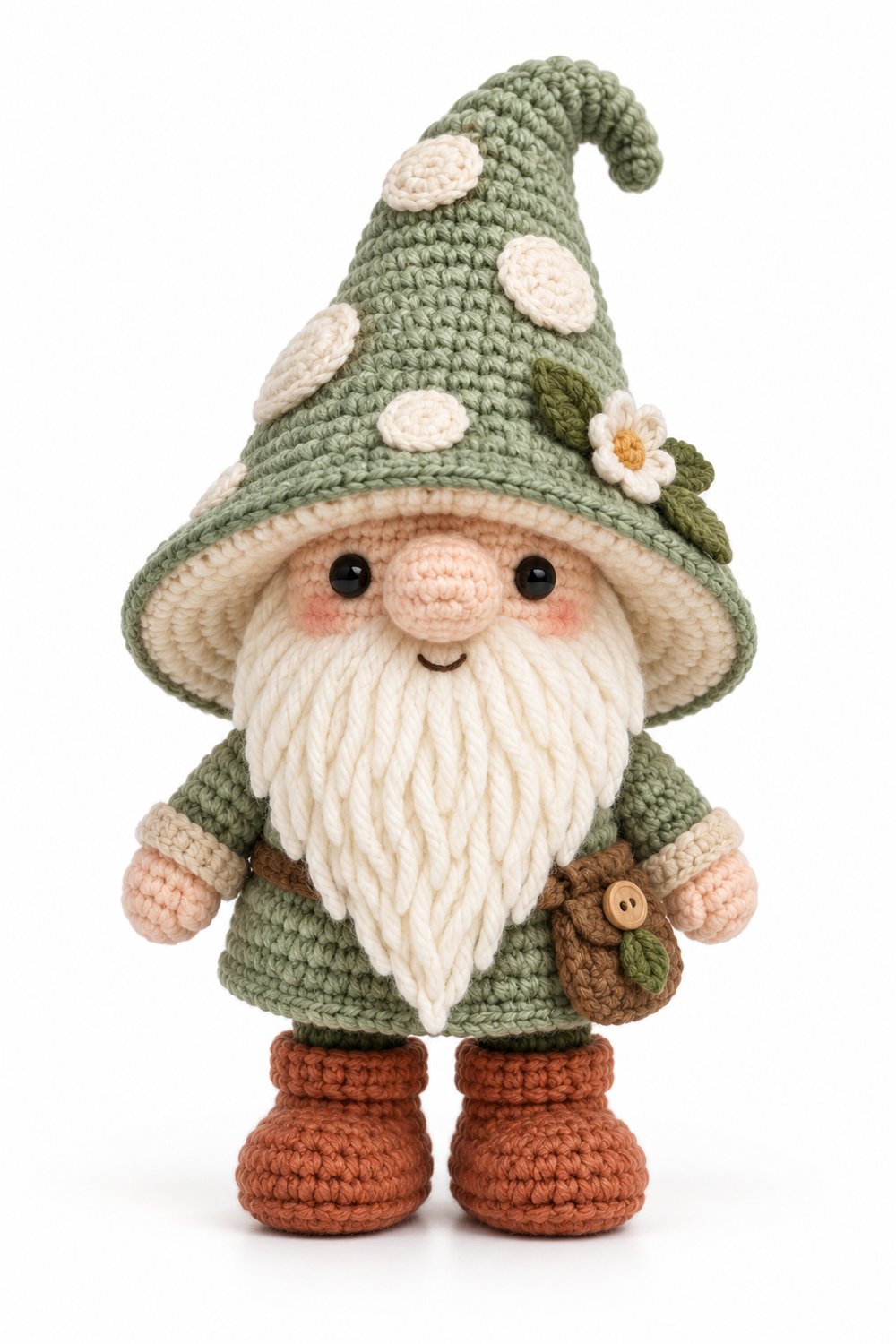 Crochet Mushroom Gnome - Pattern