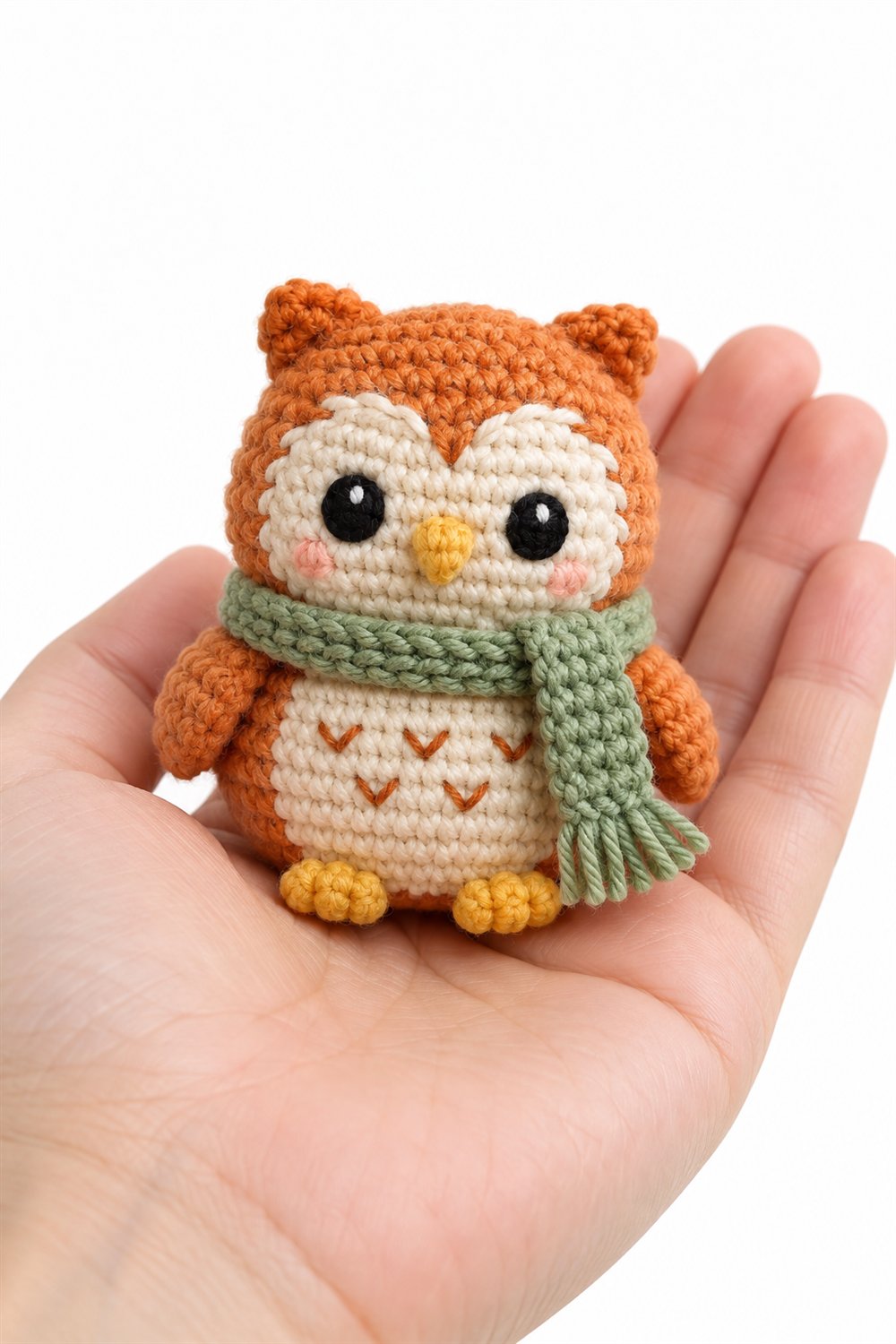 Orange With Scarf Crochet Guide