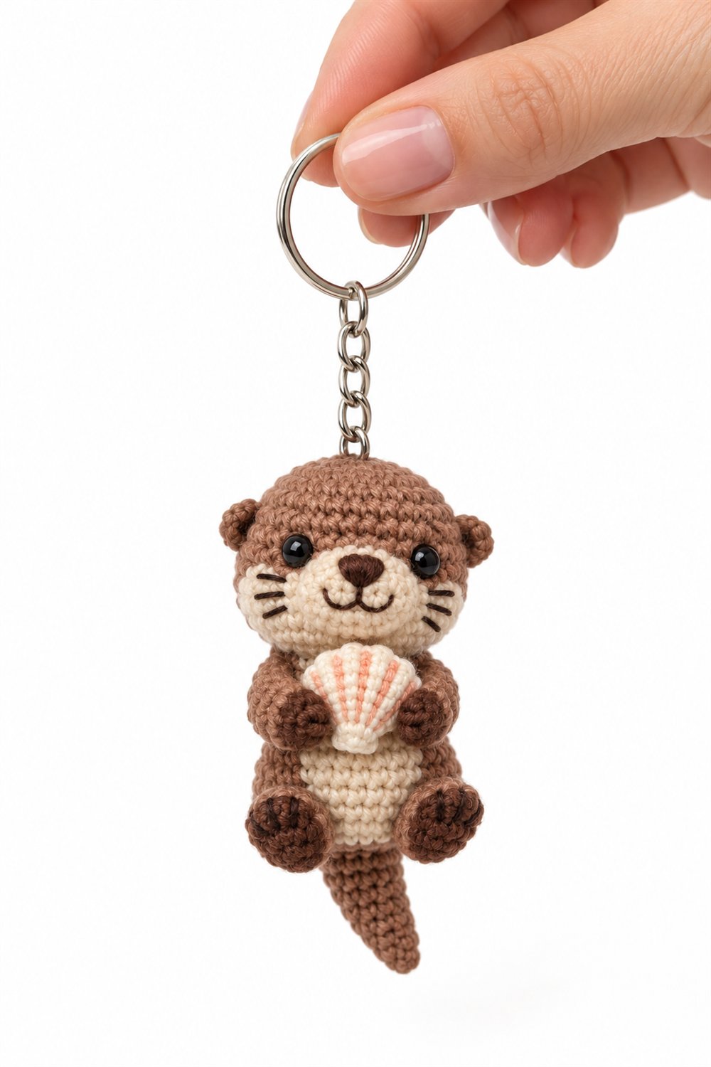 Crochet Otter Holding Shell - Pattern