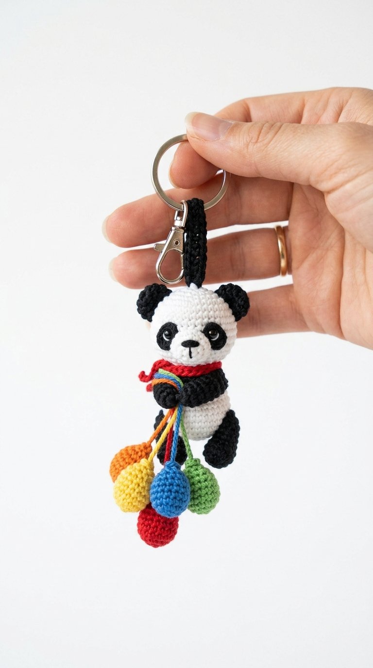 DIY Panda Delivering Balloons Croche - Crochet Tutorial