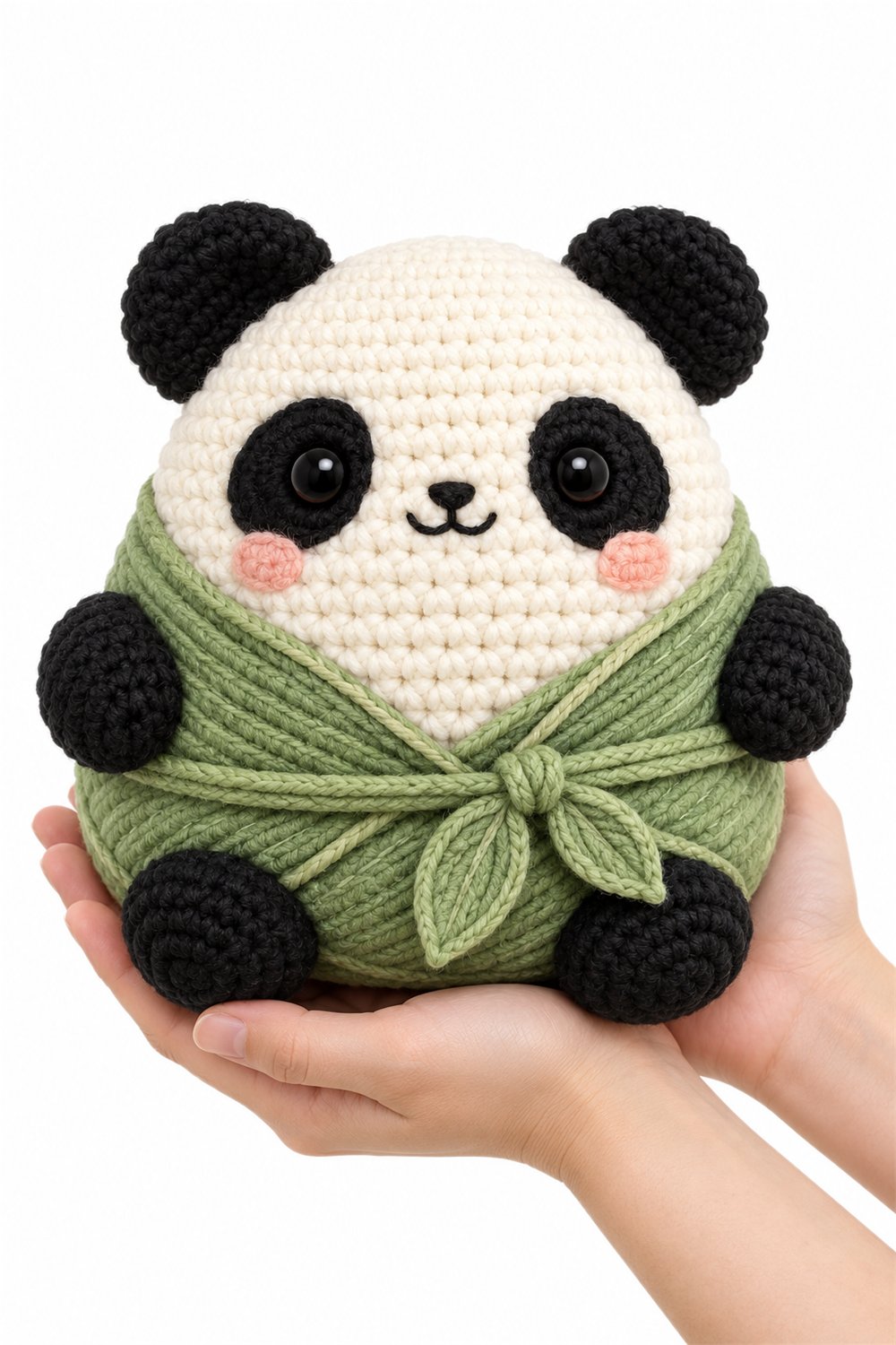 Panda Rice Ball - Easy Crochet