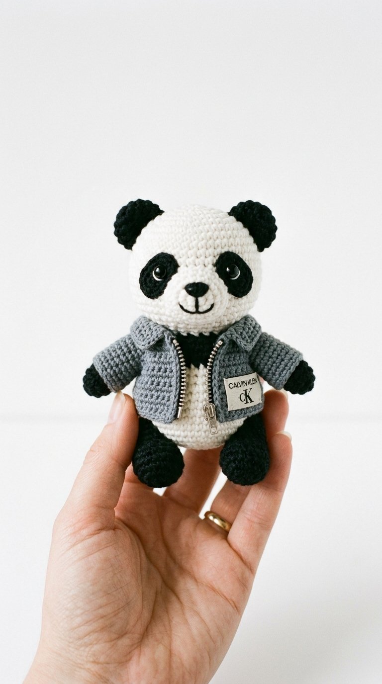 Panda Wearing Jacket Crochet Ami - Easy Crochet