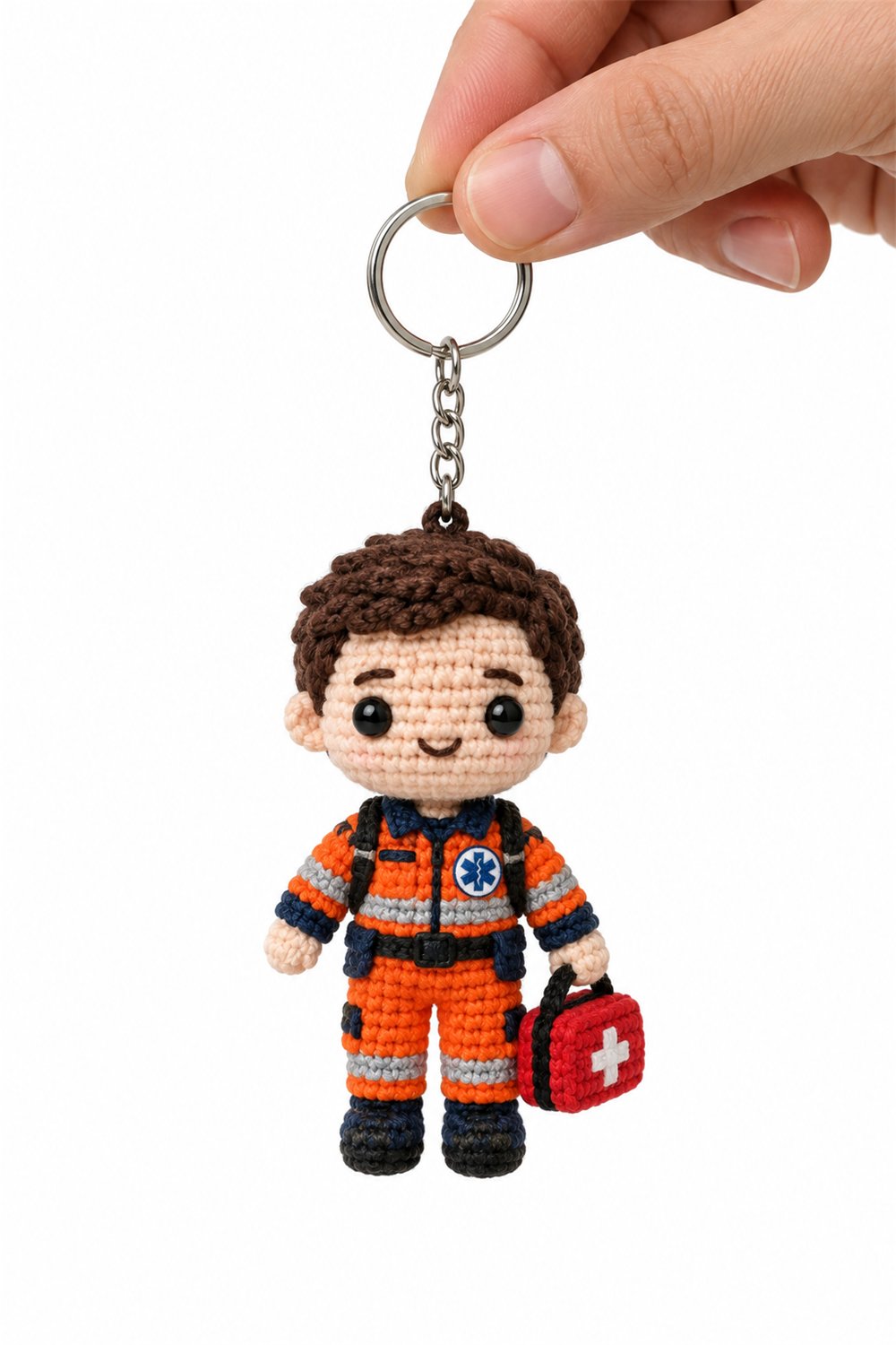 Paramedic Keychain - Crochet Pattern
