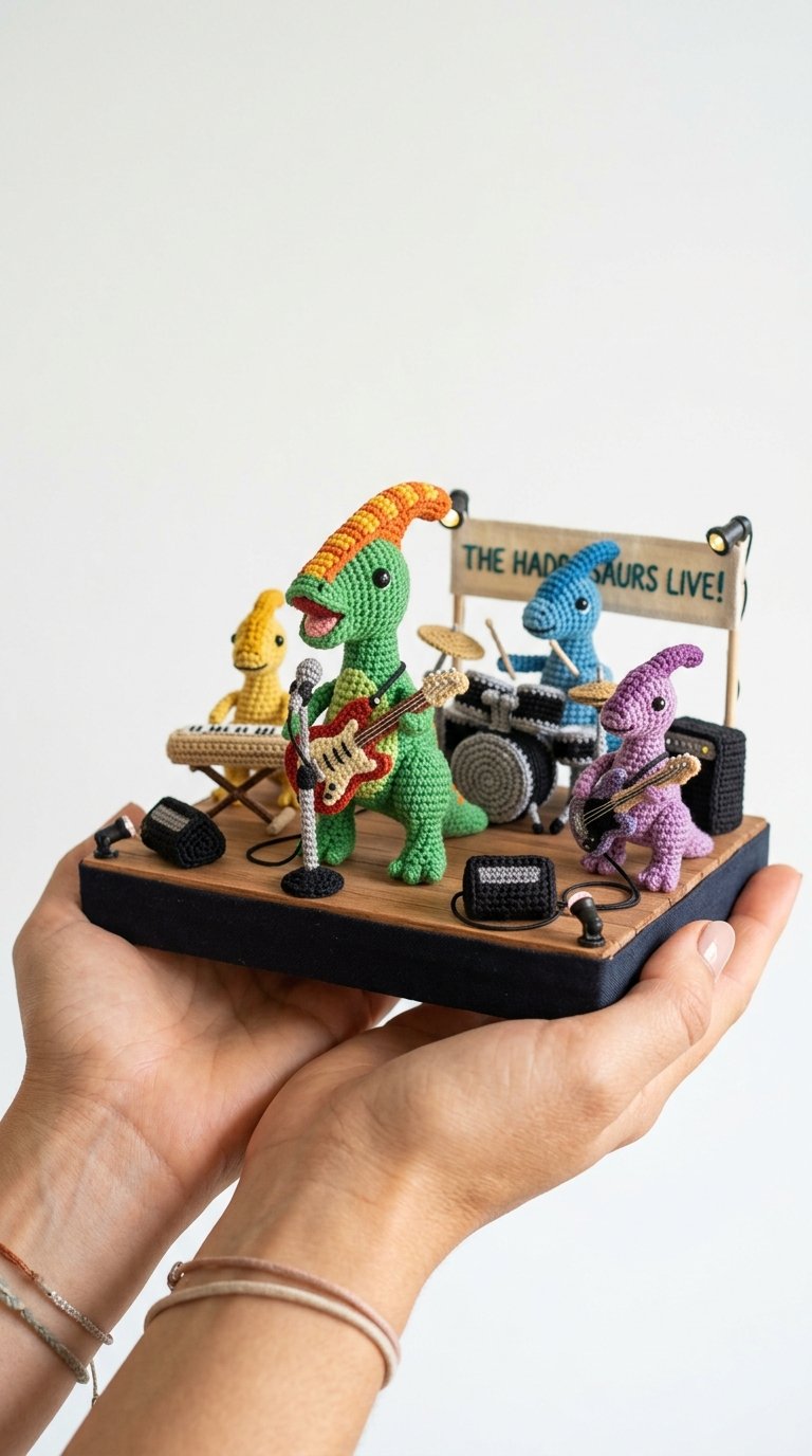 DIY Parasaurolophus Concert Crochet - Crochet Tutorial