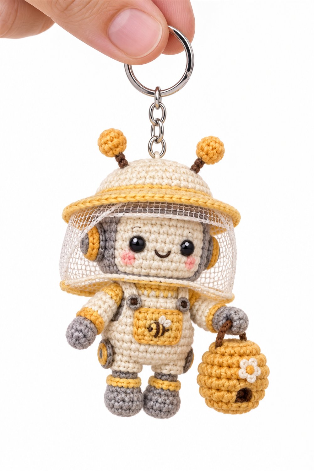 Pastel Beekeeper Robot - Easy Crochet