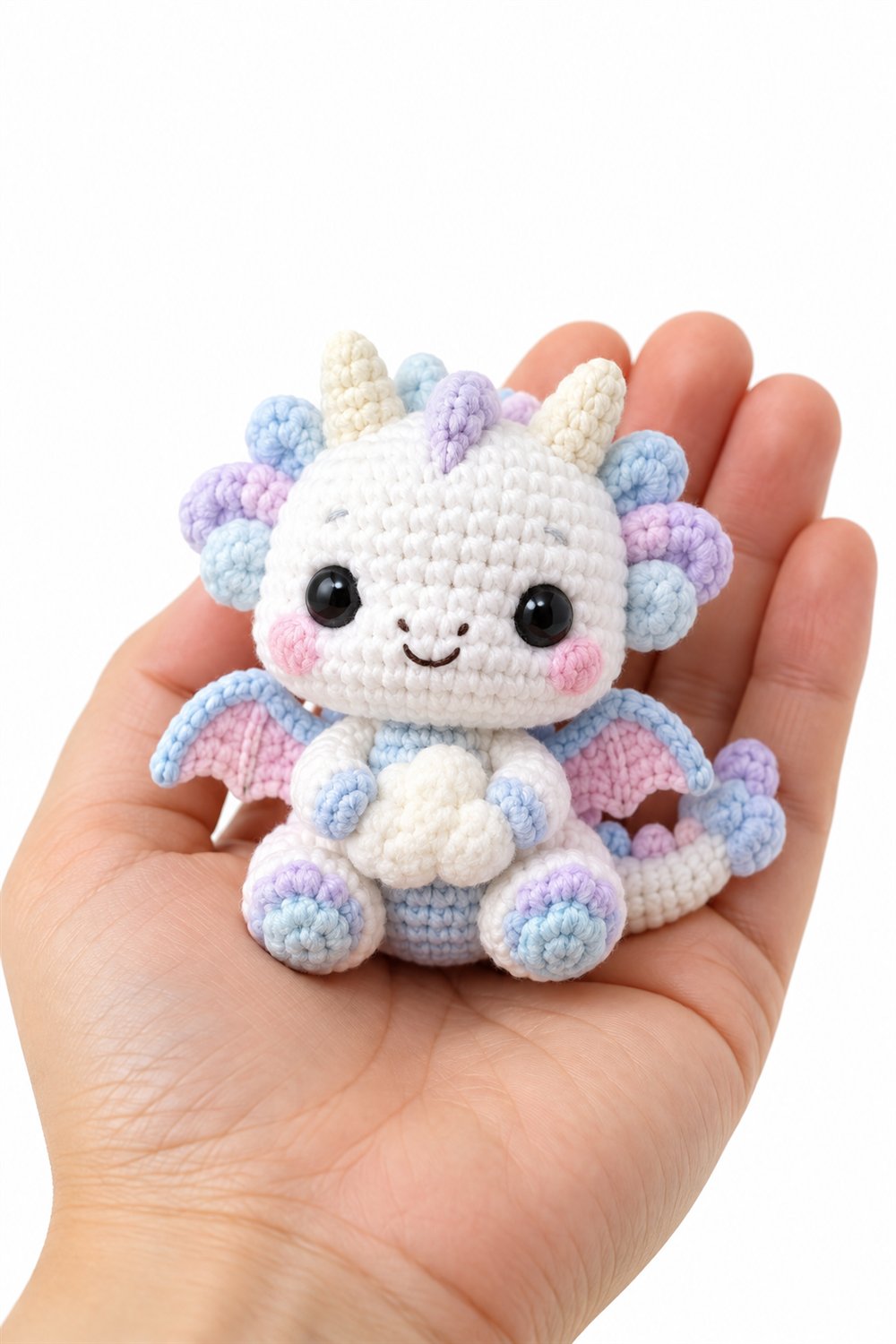 Pastel Cloud Dragon - Crochet Pattern