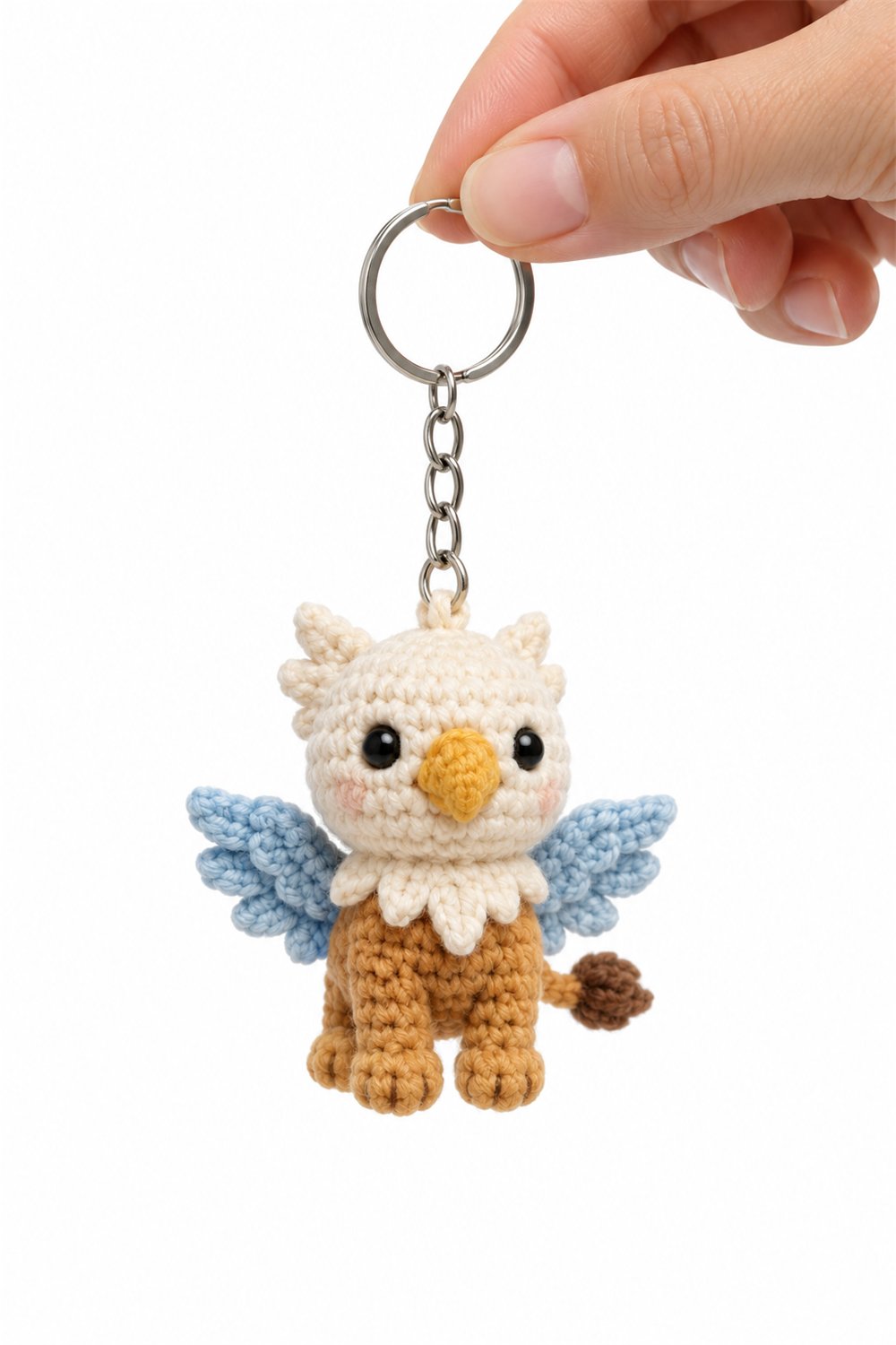Crochet Pastel Griffin Keychain - Pattern