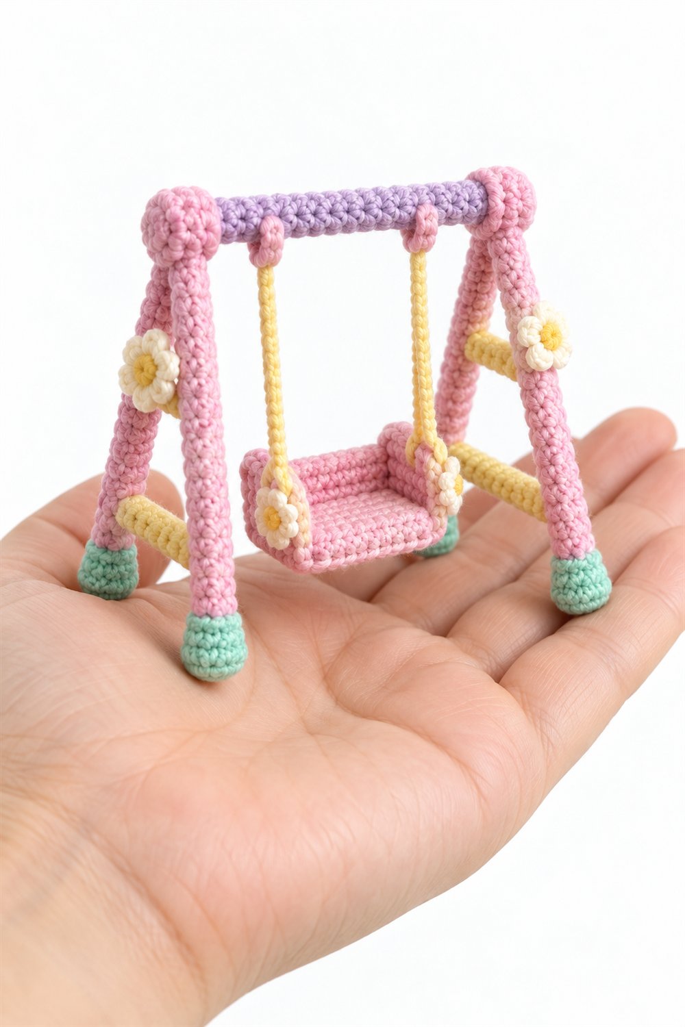 Pastel Playground Swing - Crochet Pattern
