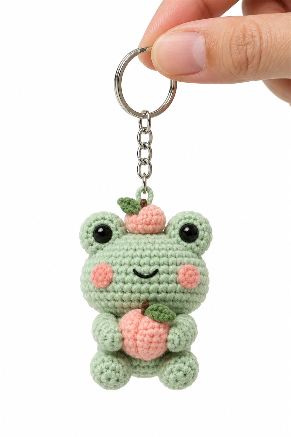 Peach Frog Keychain - Step by Step