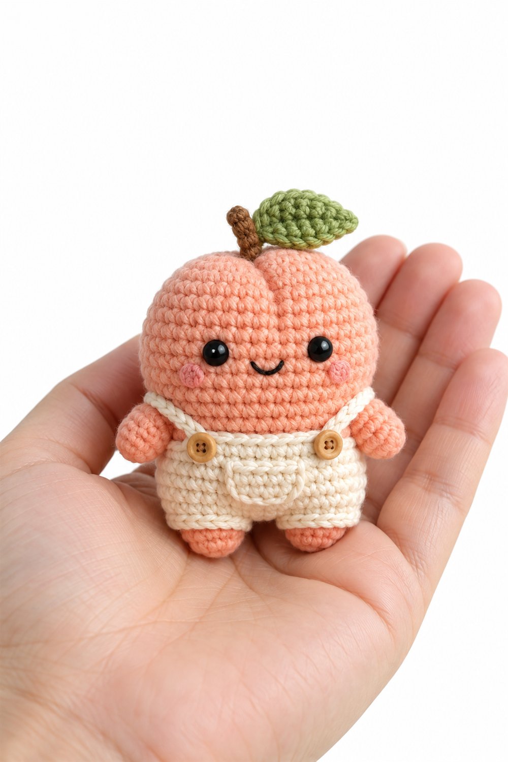 Peach In Cream Overalls - Handmade Pattern