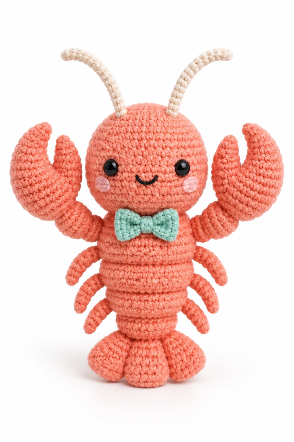Peach Lobster - Crochet Pattern