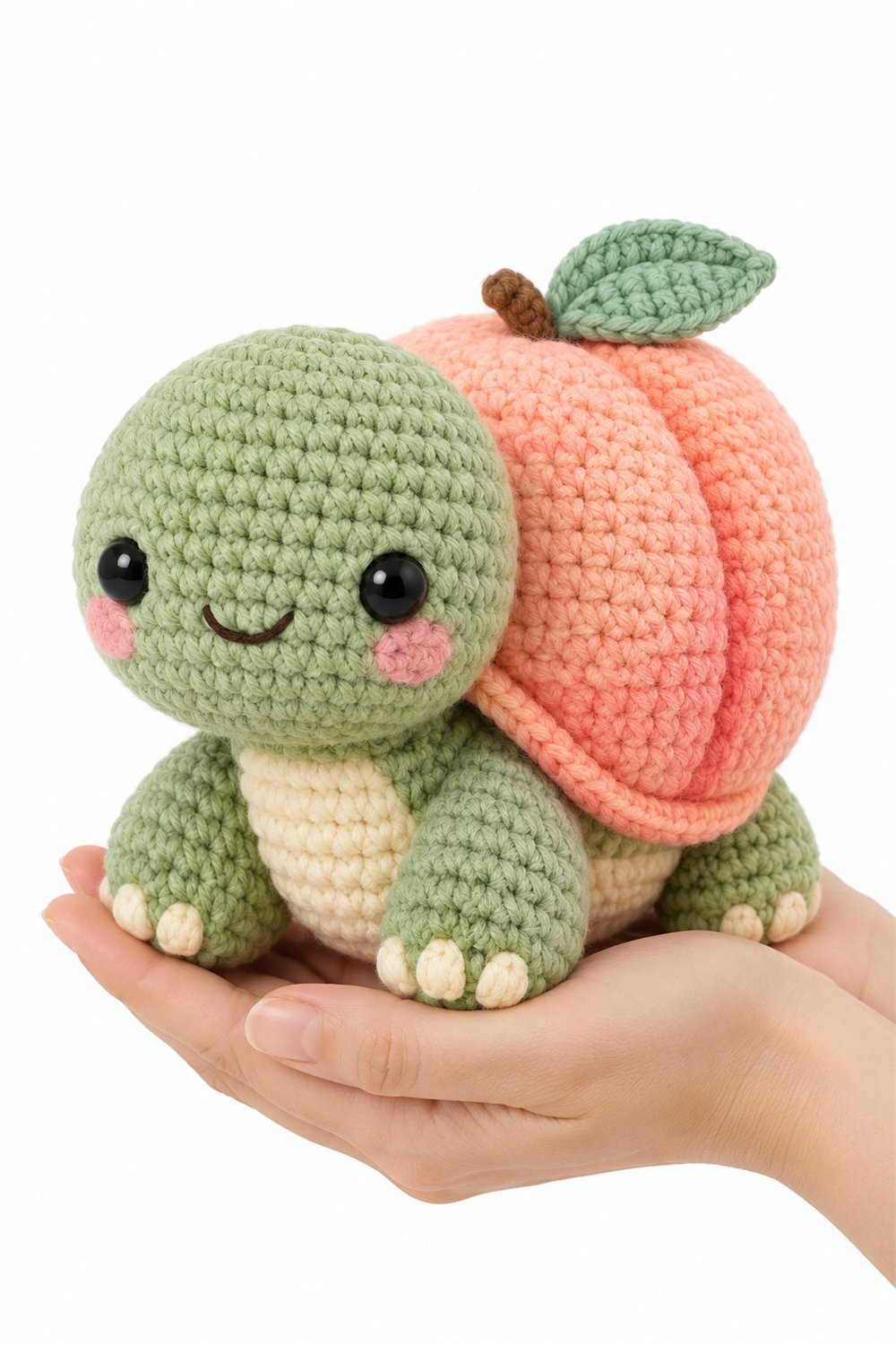 Peach Turtle - Crochet Pattern