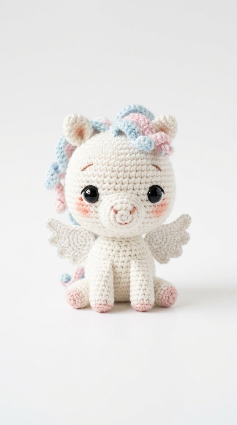 How to Crochet Pegasus Foal Amigurumi Doll