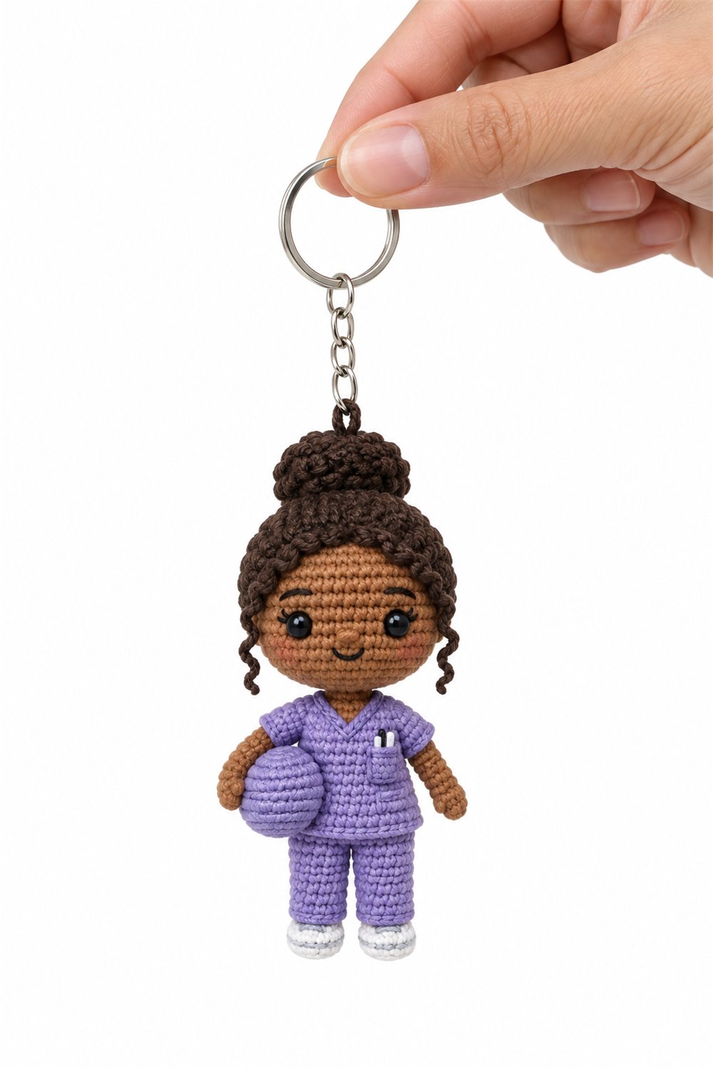 Physiotherapist Keychain - Amigurumi Pattern