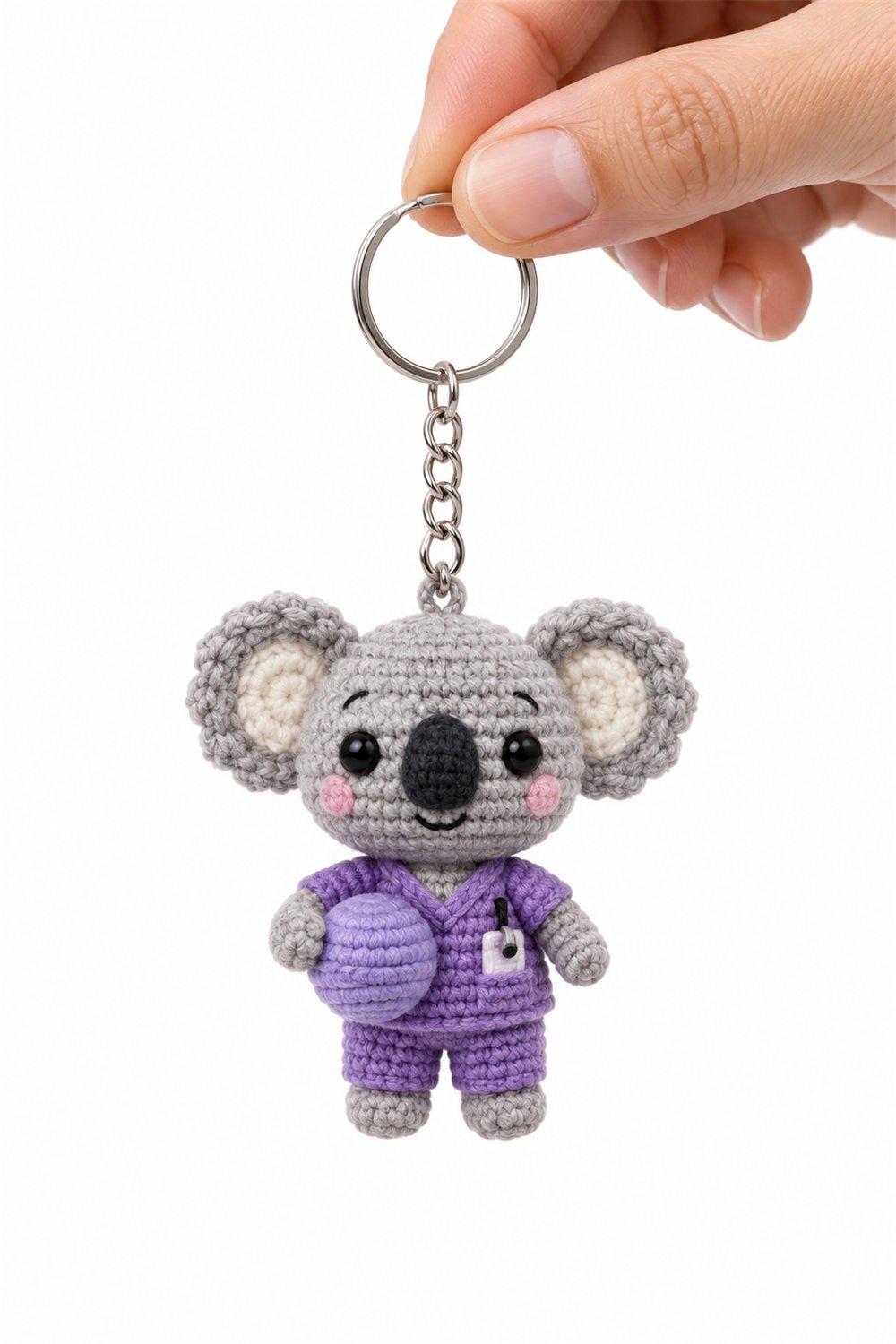 Physiotherapist Koala Keychain - Easy Crochet