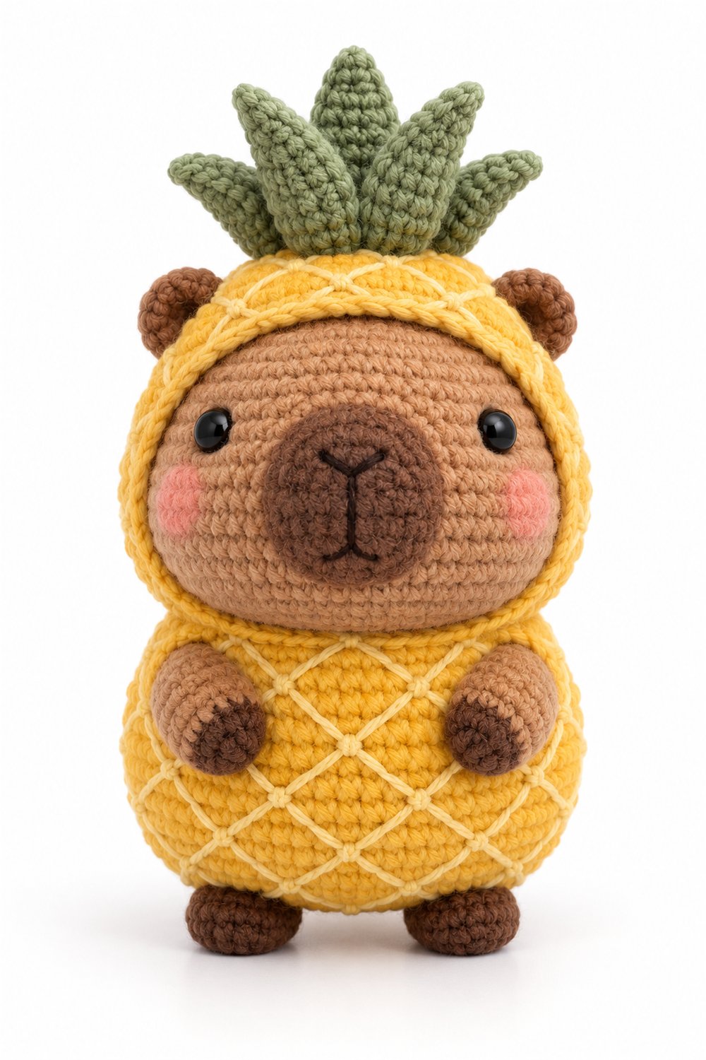 Pineapple Capybara - Crochet Pattern
