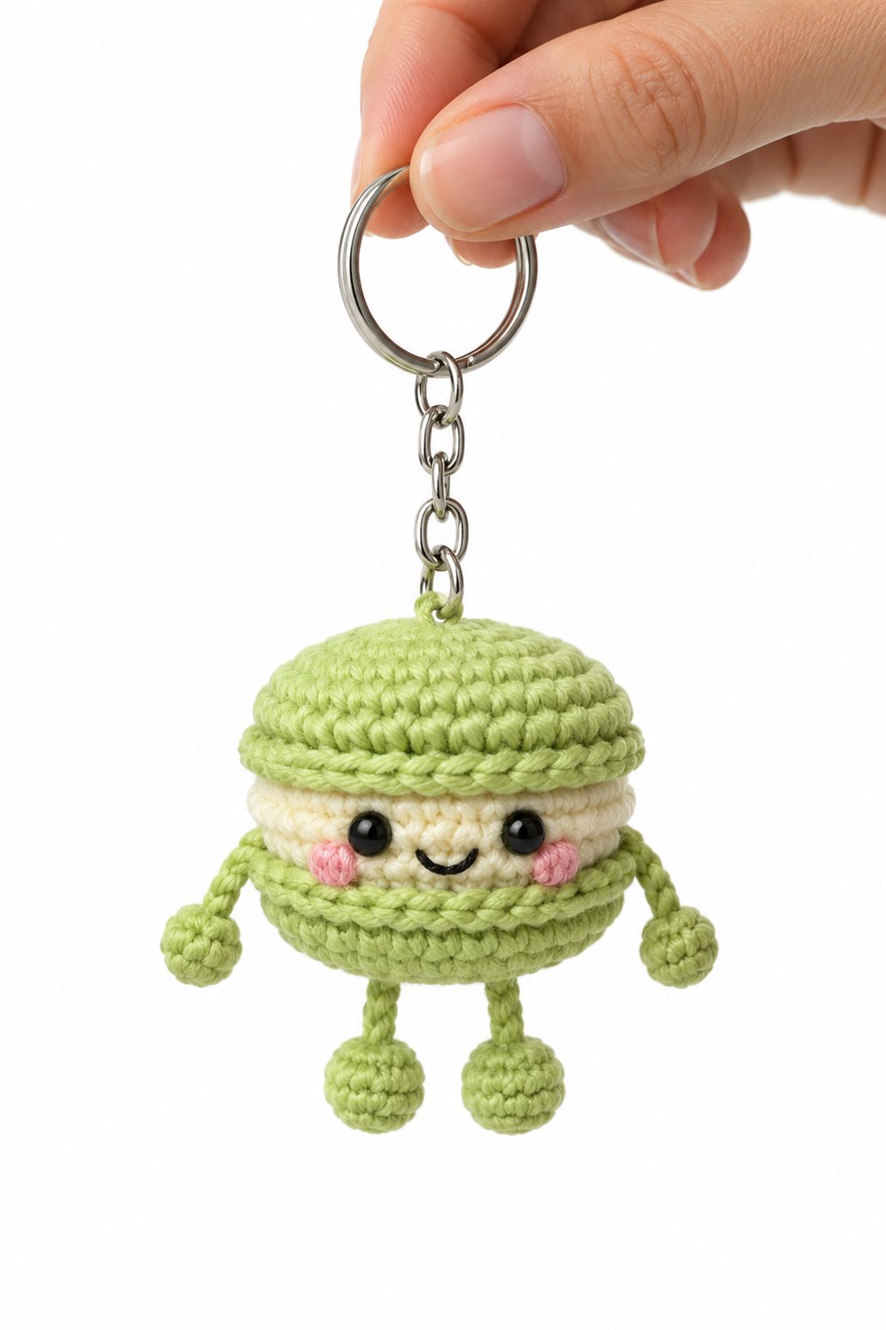 Pistachio Macaron With Legs - Step by Step