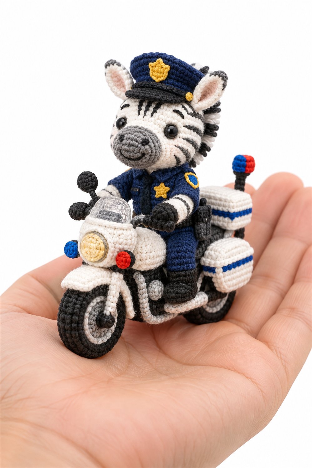 Police Zebra - Crochet Pattern