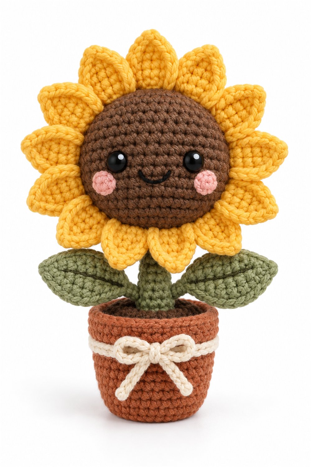 Crochet Potted Sunflower - Pattern