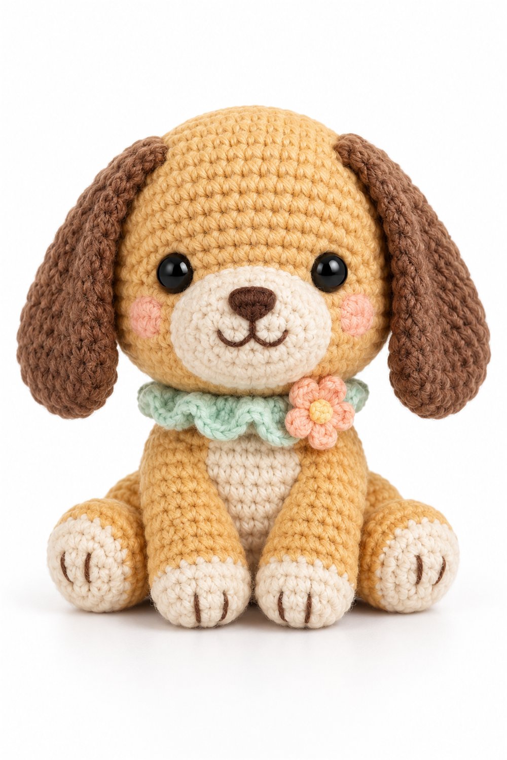 Puppy With Cocoa Ears - PDF Pattern