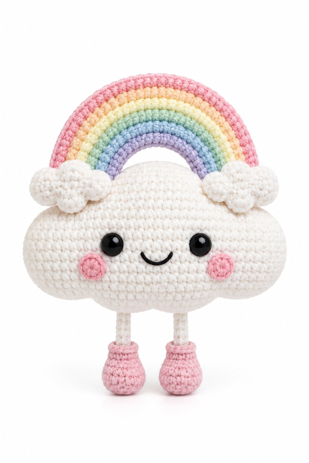 Rainbow Cloud 2 - Easy Crochet