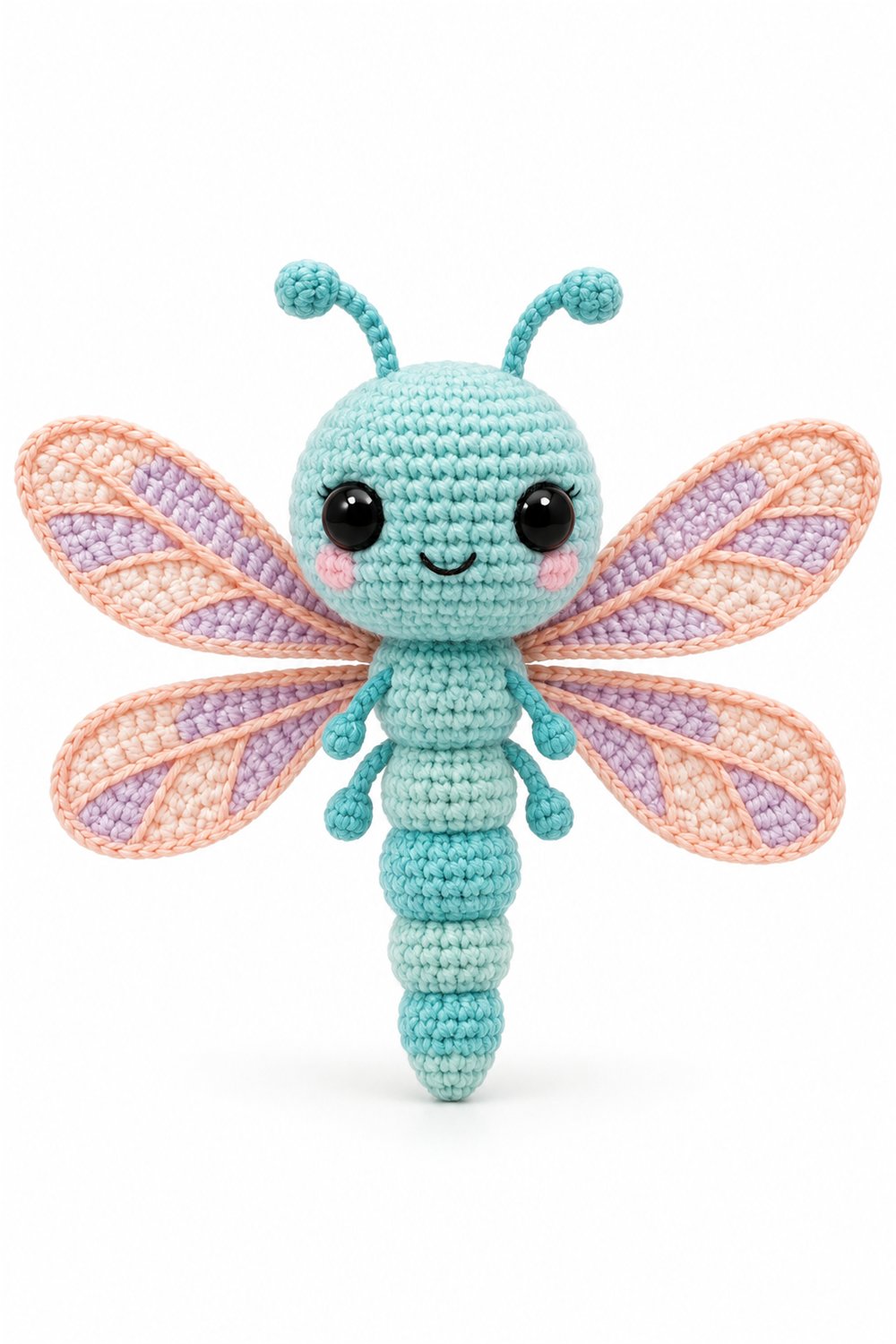Rainbow Dragonfly Crochet Guide