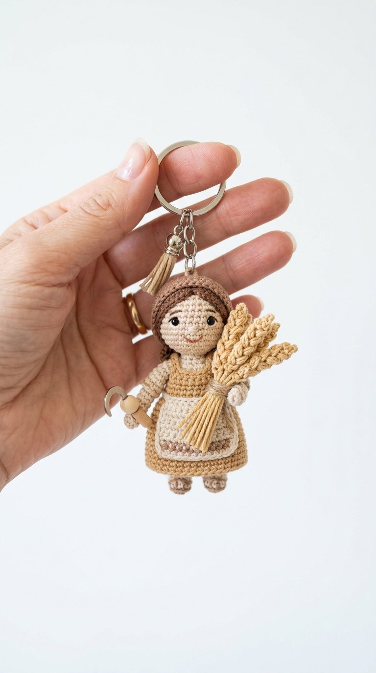 Ruth Gathering Grain Crochet Key - Handmade Pattern