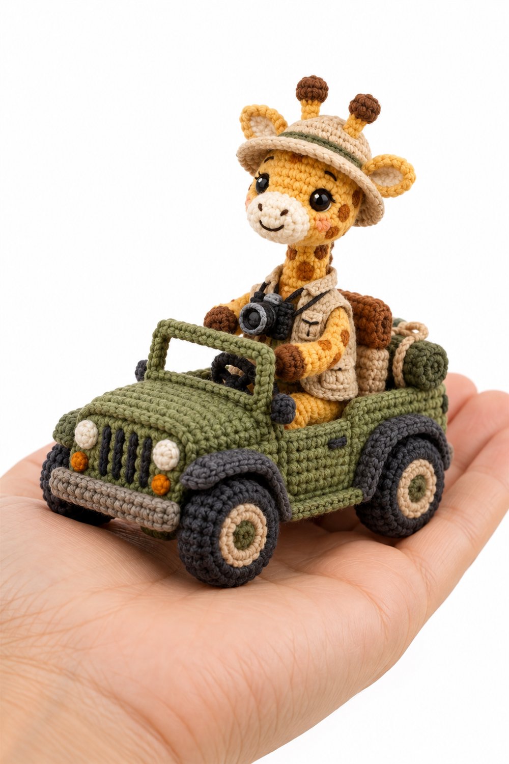Safari Photographer Giraffe Crochet Guide