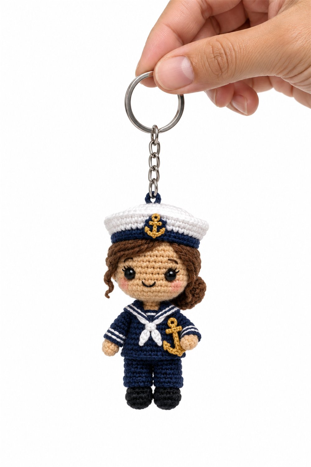 How to Crochet Sailor Keychain