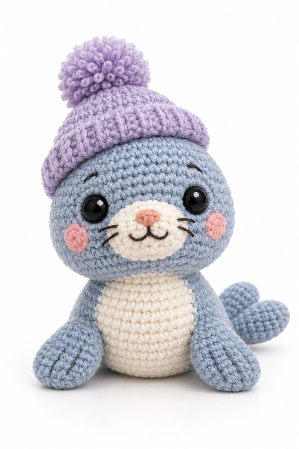 Crochet Seal With Beanie - Pattern